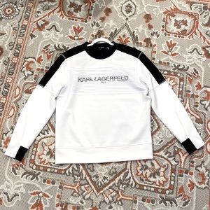 Karl Lagerfeld Black and White Sweater